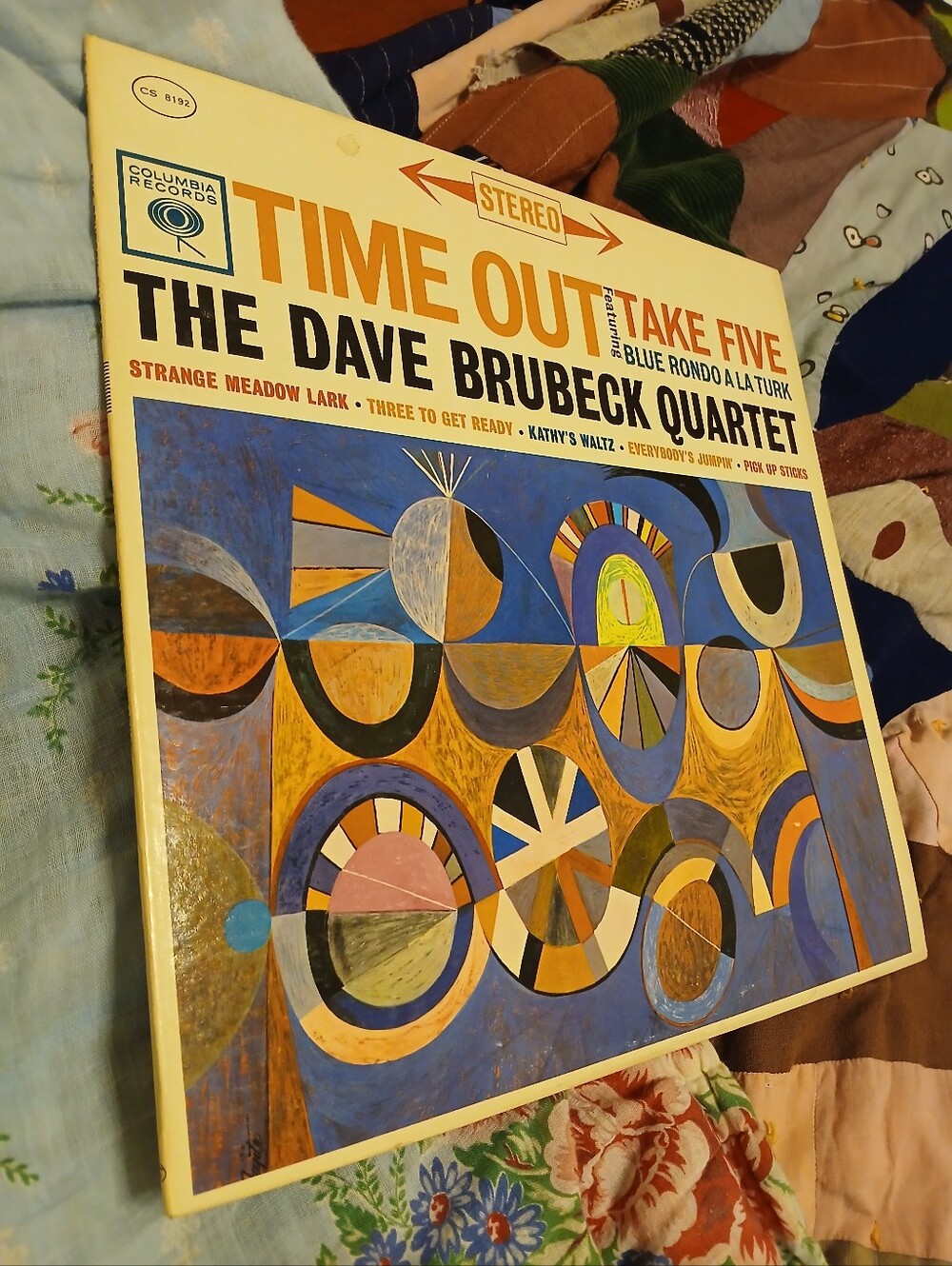 1959 Dave Brubeck Take Five Time Out Vinyl VG+ Record Album Columbia Jazz⁷